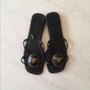 Prada Flip Flop Sandals